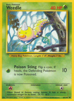 Weedle - Base Set (Common) [BS-69]