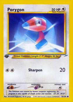 Porygon - Neo Destiny (Common) [NDE-78]