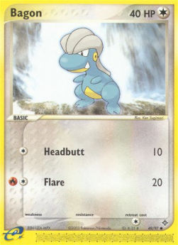 Bagon (Headbutt) - EX Dragon (Common) [DR-49]