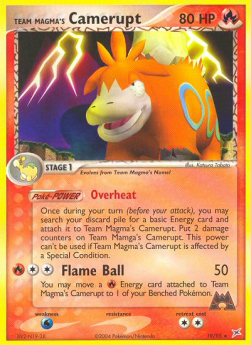 Team Magma's Camerupt - EX Team Magma vs Team Aqua (Rare) [MA-19]