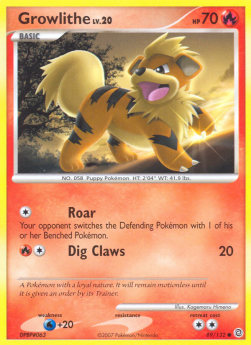 Growlithe Lv.20 - Secret Wonders (Common) [SW-89]