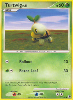 Turtwig Lv.11 - Majestic Dawn (Common) [MD-77]