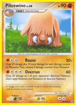 Piloswine Lv.34 - Stormfront (Uncommon) [STF-46]