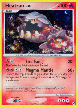 Heatran Lv.58 - Arceus (Holo Rare) [AR-3]