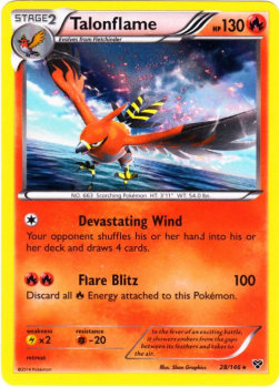 Talonflame - XY (Holo Rare) [XY-28]