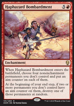 Haphazard Bombardment - Dominaria (Rare) [DOM-131]