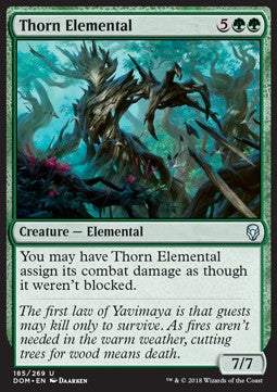 Thorn Elemental - Dominaria (Uncommon) [DOM-185]