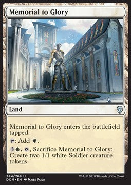 Memorial to Glory - Dominaria (Uncommon) [DOM-244]