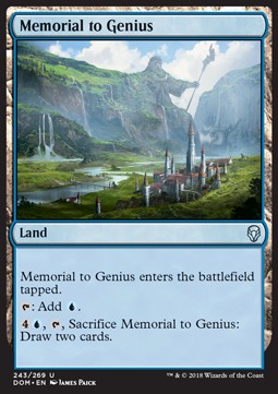 Memorial to Genius - Dominaria (Uncommon) [DOM-243]