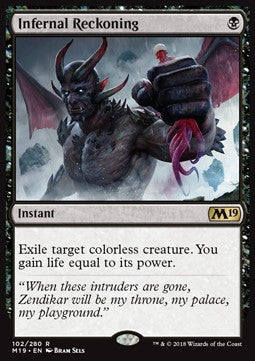 Infernal Reckoning - Core 2019 (Rare) [M19-102]