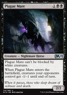 Plague Mare - Core 2019 (Uncommon) [M19-114]