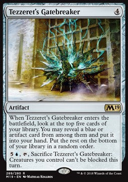 Tezzeret's Gatebreaker - Core 2019 (Rare) [M19-289]