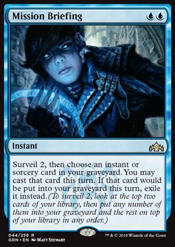 Mission Briefing - Guilds of Ravnica (Rare) [GRN-44]