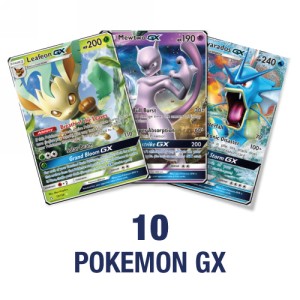 10 random Pokémon ex, EX, GX & V