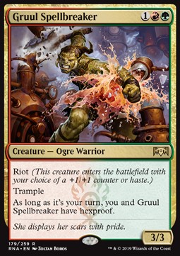 Gruul Spellbreaker - Ravnica Allegiance (Rare) [RNA-179]