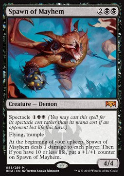 Spawn of Mayhem - Ravnica Allegiance (Mythic) [RNA-85]