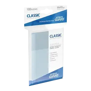 100 Ultimate Guard Classic Soft Hüllen