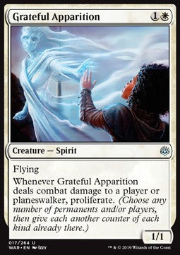 Grateful Apparition - War of the Spark (Uncommon) [WAR-17]