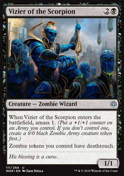 Vizier of the Scorpion - War of the Spark (Uncommon) [WAR-111]