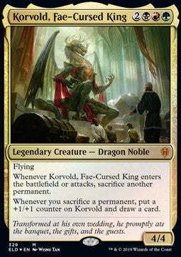 Korvold, Fae-Cursed King - Throne of Eldraine: Extras (Mythic) [XELD-329]