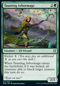 Taunting Arbormage - Zendikar Rising (Uncommon) [ZNR-212]