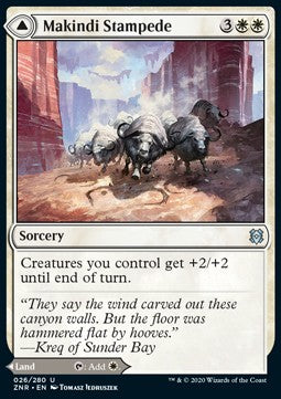 Makindi Stampede // Makindi Mesas - Zendikar Rising (Uncommon) [ZNR-26]