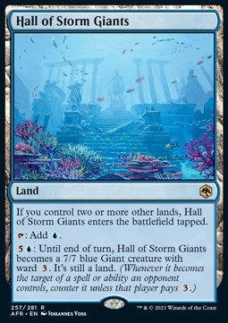 Hall of Storm Giants - Adventures in the Forgotten Realms (Rare) [AFR-257]