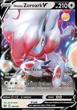 Hisuian Zoroark V - Lost Origin (Ultra Rare) [LOR-146]