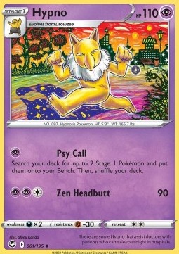 Hypno - Silver Tempest (Uncommon) [SIT-061]