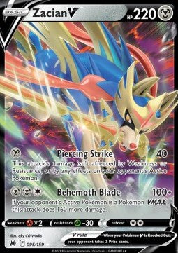 Zacian V - Crown Zenith (Ultra Rare) [CRZ-095]