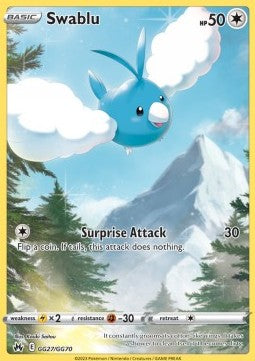 Swablu - Crown Zenith (Holo Rare) [CRZ-GG27]