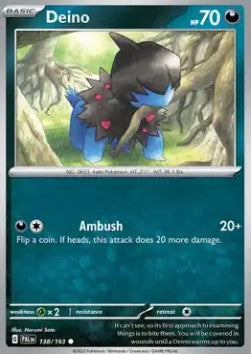 Deino - Paldea Evolved (Common) [PAL-138]