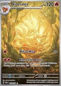 Ninetales - Obsidian Flames (Illustration Rare) [OBF-199]