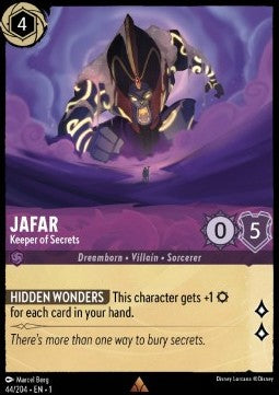Jafar - Keeper of Secrets - The First Chapter (Rare) [1TFC-44]