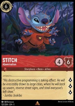 Stitch - Abomination - The First Chapter (Rare) [1TFC-125]