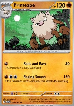 Primeape - 151 (Uncommon) [MEW-057]