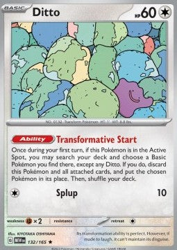 Ditto - 151 (Rare) [MEW-132]