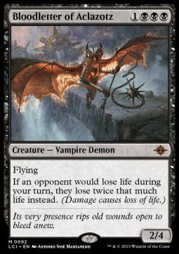 Bloodletter of Aclazotz - The Lost Caverns of Ixalan (Mythic) [LCI-92]