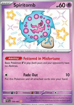 Spiritomb - Paldean Fates (Shiny Rare) [PAF-158]