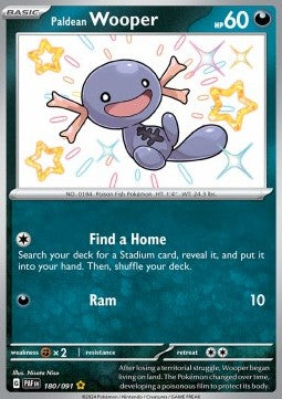 Paldean Wooper - Paldean Fates (Shiny Rare) [PAF-180]