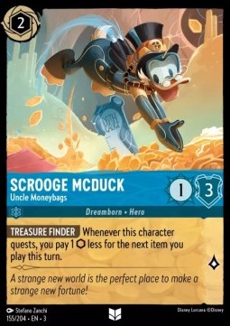 Scrooge McDuck - Uncle Moneybags - Into the Inklands (Uncommon) [3INK-155]