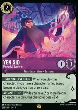 Yen Sid - Powerful Sorcerer (V.3) - Ursula's Return (Legendary) [4URS-223]