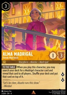 Alma Madrigal - Family Matriarch - Ursula's Return (Rare) [4URS-2]
