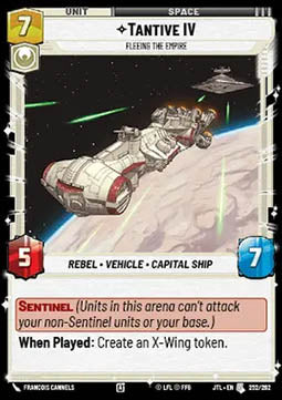 Tantive IV, Fleeing the Empire - Jump to Lightspeed (Uncommon) [JTL-252]