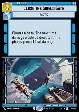 Close the Shield Gate - Jump to Lightspeed (Rare) [JTL-074]