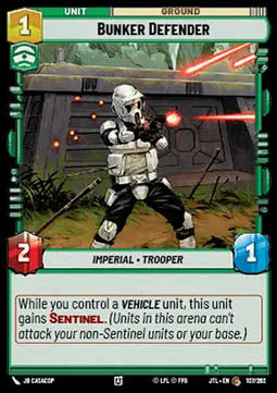 Bunker Defender - Jump to Lightspeed (Common) [JTL-107]