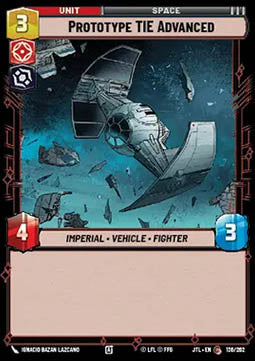 Prototype TIE Advanced - Jump to Lightspeed (Common) [JTL-136]