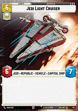 Jedi Light Cruiser (V.1) - Jump to Lightspeed: Extras (Common) [XJTL-513]
