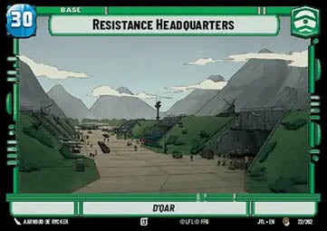 Resistance Headquarters // X-Wing Token - Jump to Lightspeed (Common) [JTL-022]