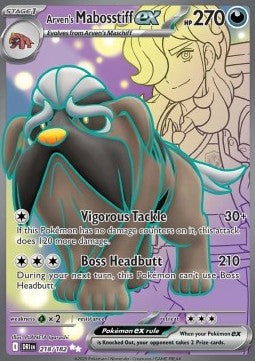 Arven's Mabosstiff ex - Destined Rivals (Ultra Rare) [DRI-218]